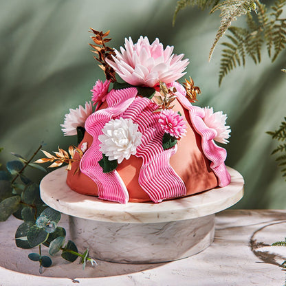 Promobild essbare Papierblumen rosa