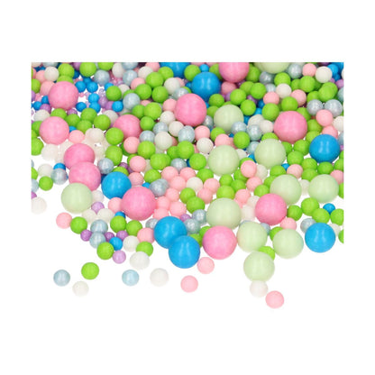 essbare weiche Perlen Mix Magic Fairytale in grün, rosa, blau und weiß