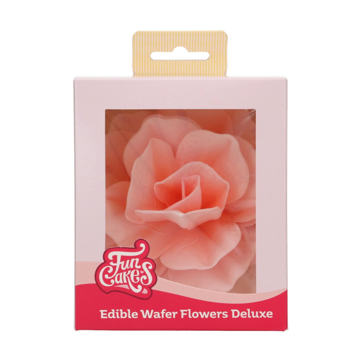 Essbare Papierblumen Deluxe Rose Pastella Rosa Groß  in Packung