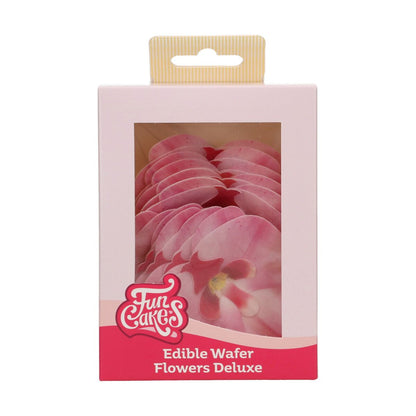 FunCakes Essbare Papierblumen Deluxe Orchidee Rosa Mittel – Bild 1