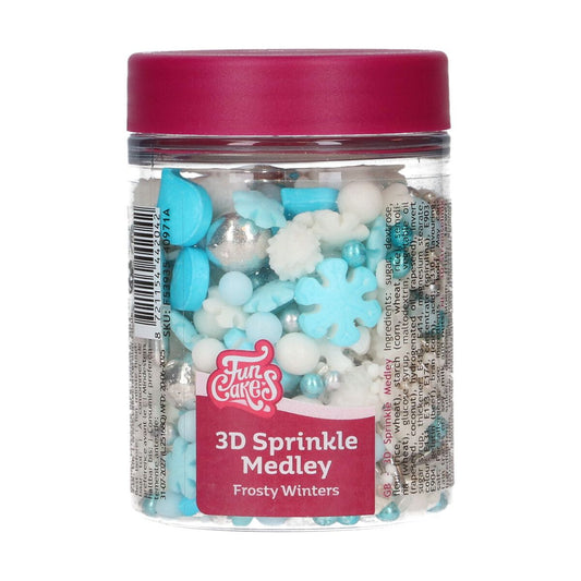 FunCakes 3D Sprinkle Medley Frosty Winters 70 g Dose