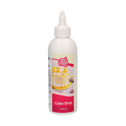 Cake Drip Gelb FunCakes Flasche