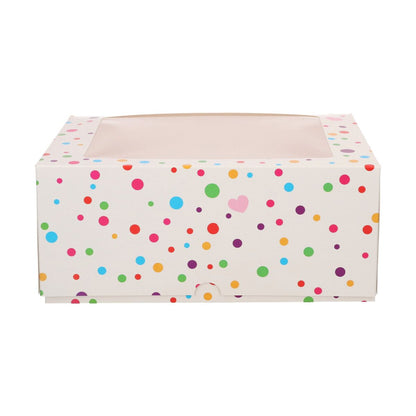 CupCake Schachtel Motiv Konfetti leer