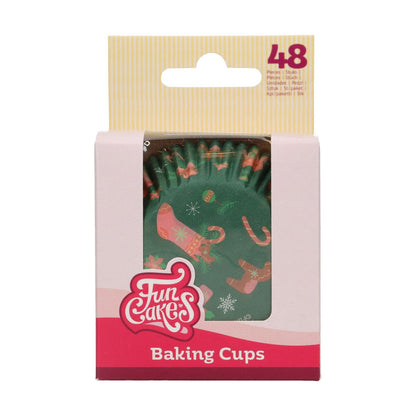 FunCakes Baking Cups Weihnachten Schachtel mit 48 Stk.