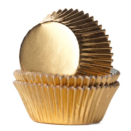 HoM Muffinförmchen in gold glänzend