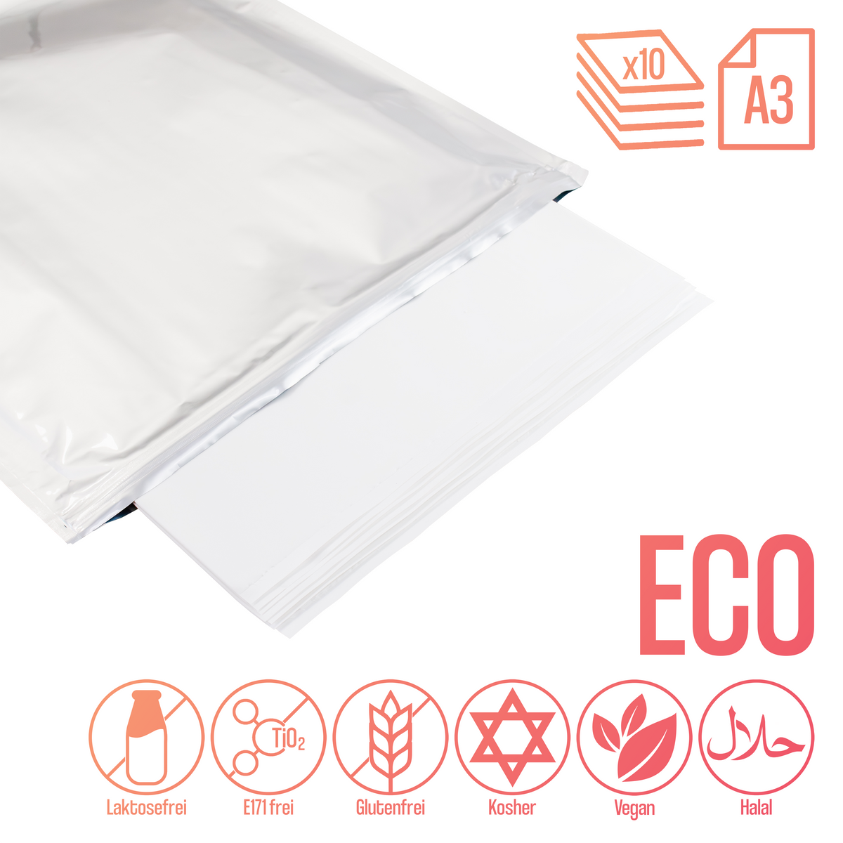 Sugarprint Dekorpapier Eco A3 - 10 Seiten – Bild 1