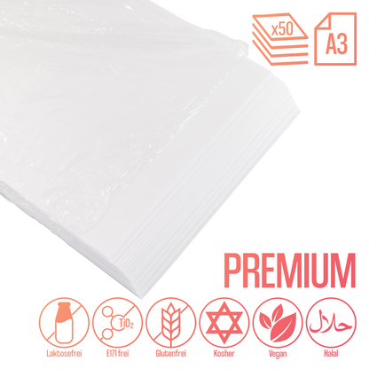 Sugarprint Oblatenpapier A3 PREMIUM - 50 Seiten – Bild 1