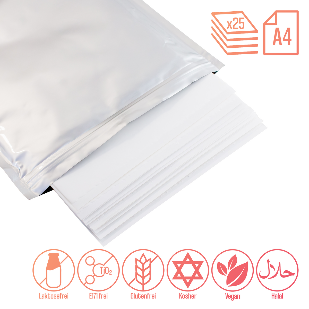 Sugarprint Dekorpapier A4 - 25 Seiten – Bild 1
