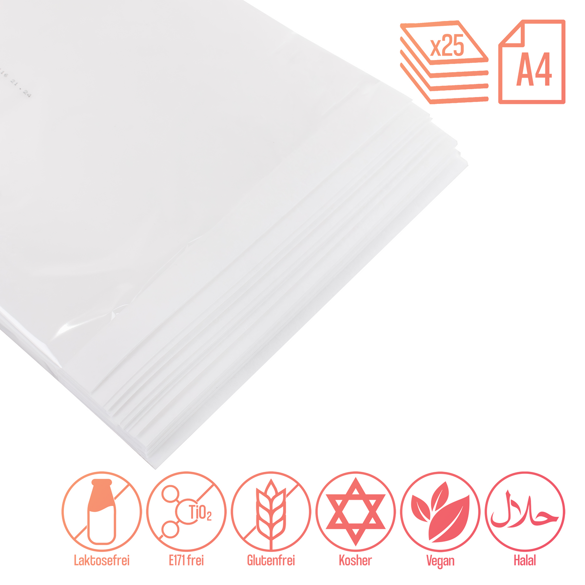 Sugarprint Oblatenpapier A4 - 25 Seiten – Bild 1