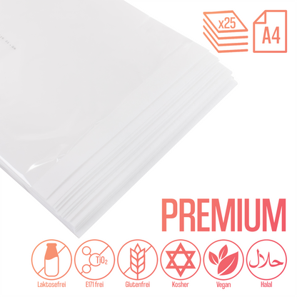 Sugarprint Oblatenpapier A4 PREMIUM - 25 Seiten – Bild 1