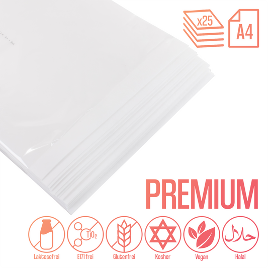 Sugarprint Oblatenpapier A4 PREMIUM - 25 Seiten – Bild 1