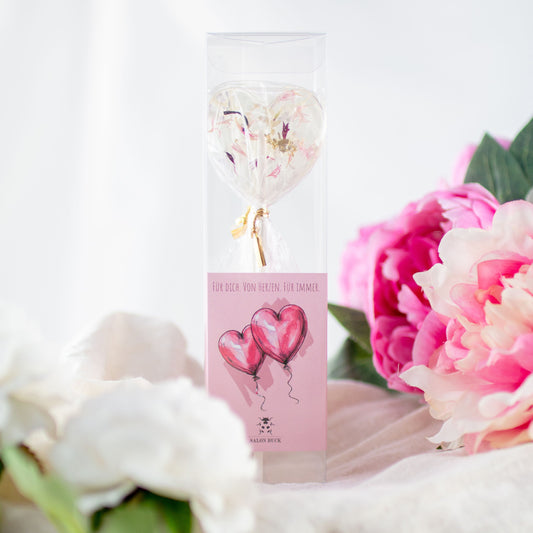 HerzblütenLollis - Valentins-Geschenkset Herzballons – Bild 1