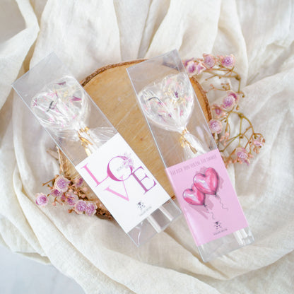 HerzblütenLollis - Valentins-Geschenkset LOVE – Bild 4