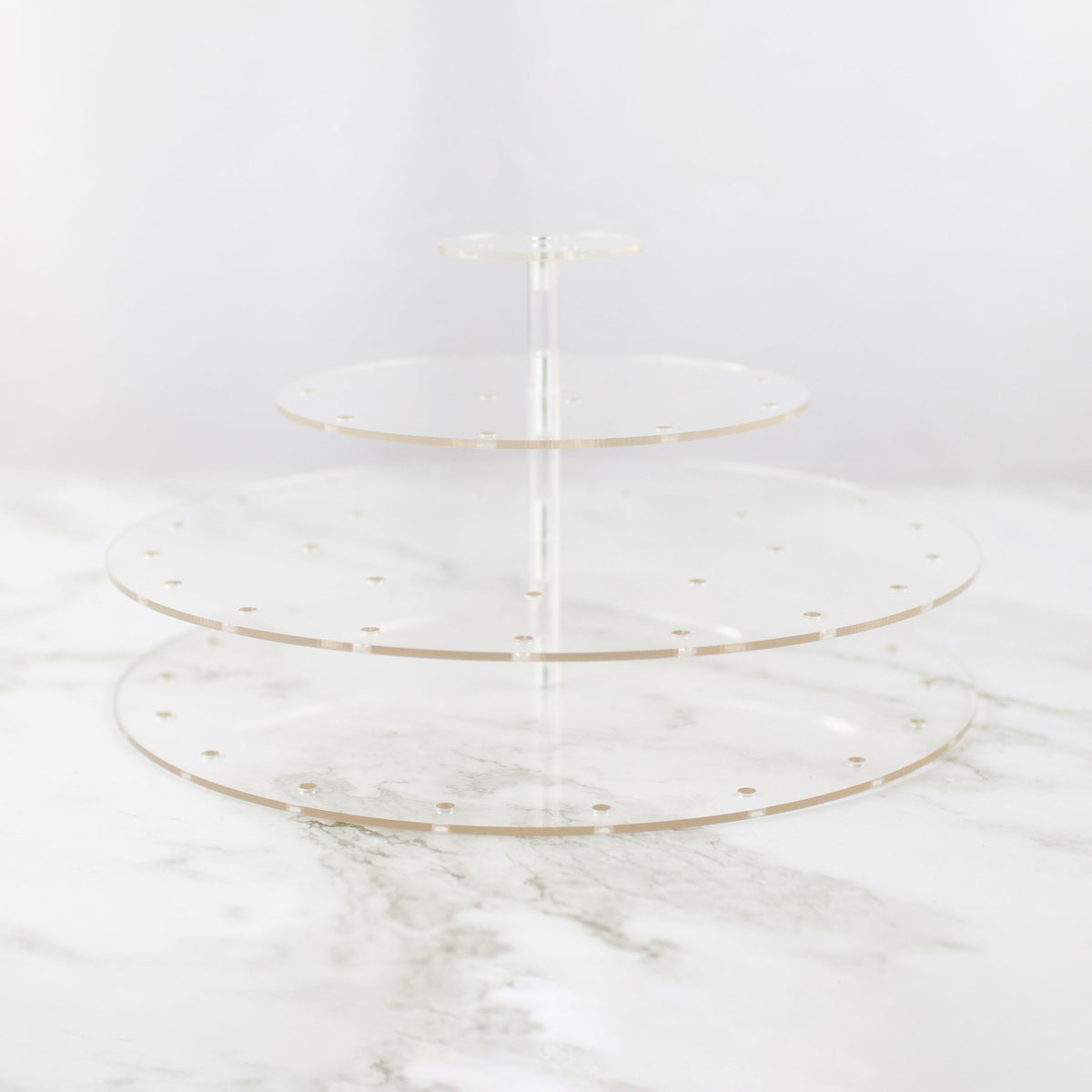Lolli Etagere transparent rund für 30 Lollis neutraler Hintergrund