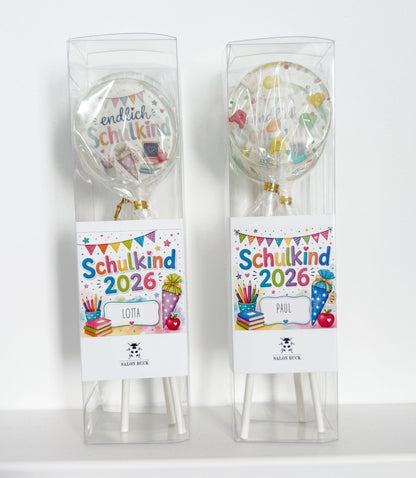 Lolli-Geschenkset Endlich Schulkind – Personalisiert mit Name – Bild 4