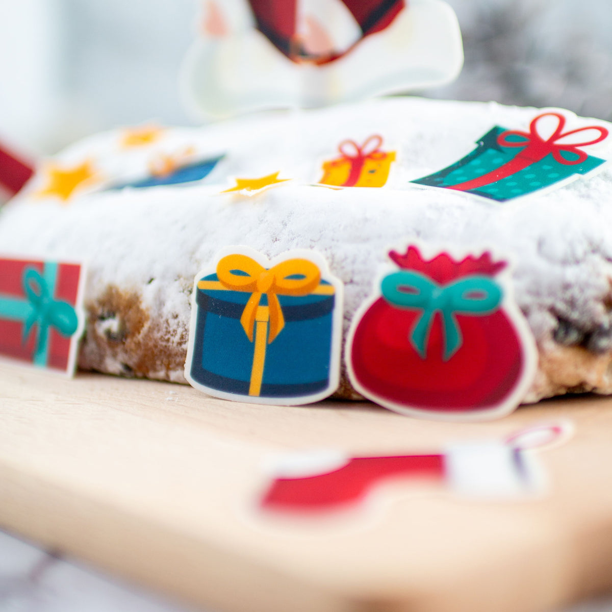 Motivoblaten Weihnachtsgeschenke Stollen