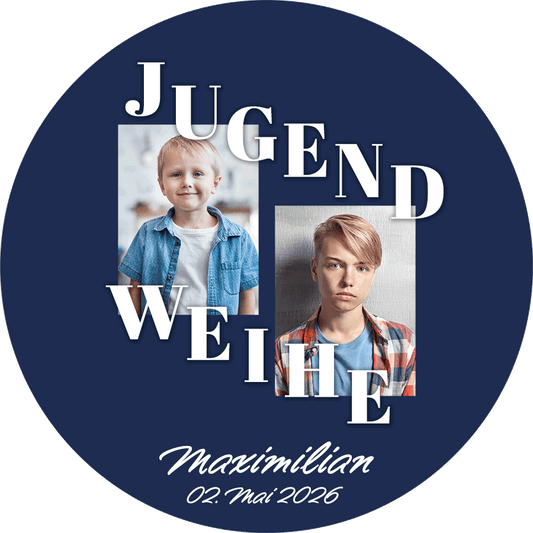 Tortenbild Jugendweihe - Navy – Bild 1
