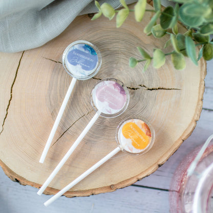 Motiv Lolli Aquarell 3 Farbbeispiele