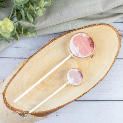 Größenvergleich MotivLolli Aquarell Kommunion