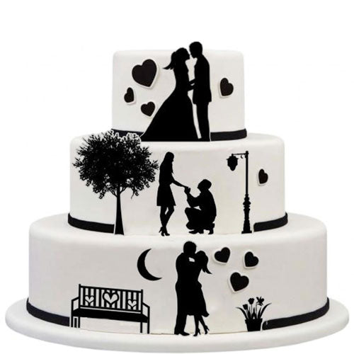 Fondant Kuchen-Tattoo - Hochzeit – Bild 1