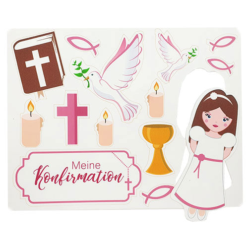 Fondant Kuchen-Tattoo - Konfirmation Mädchen – Bild 2
