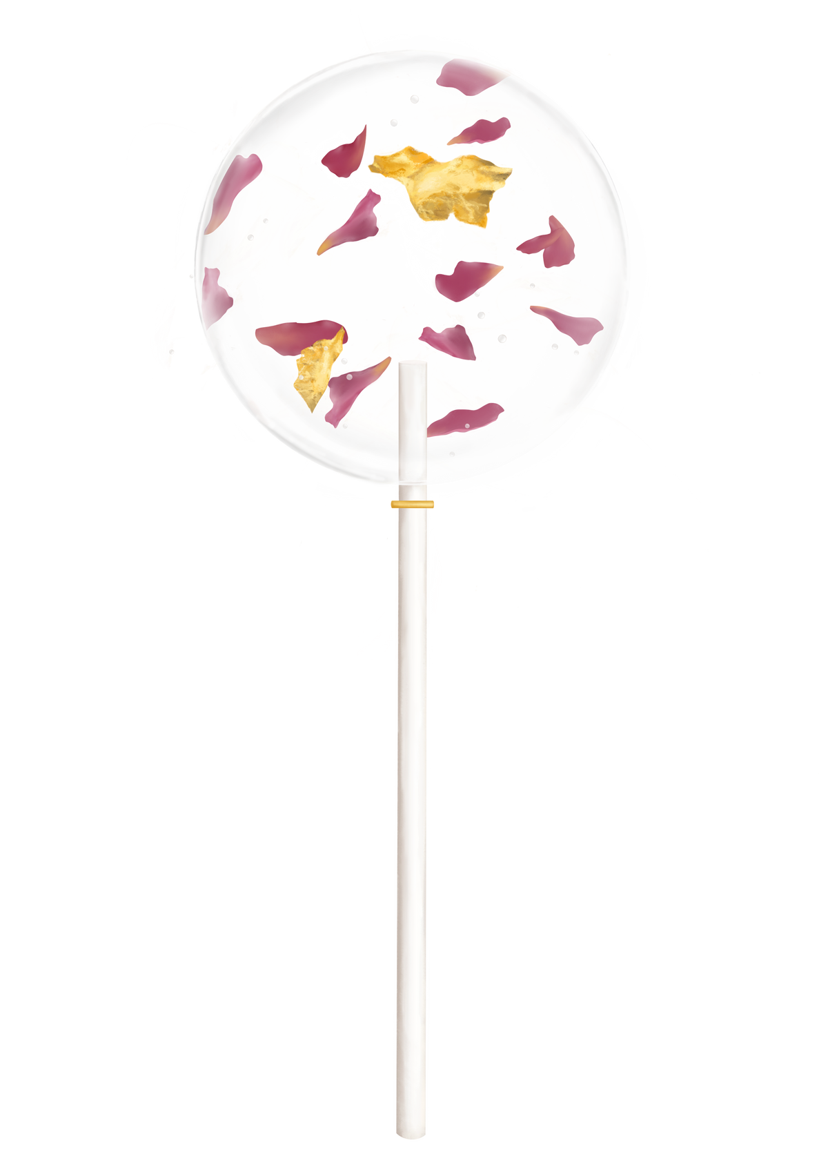 Blütenlolli "La vie en Rose" – Bild 5
