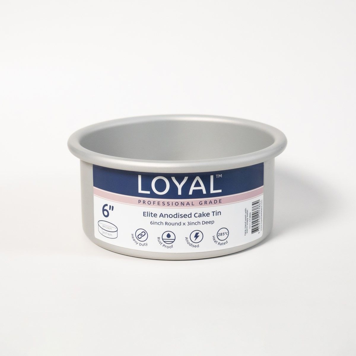 Loyal runde Kuchenform 15,0 x 7,5 cm Frontansicht