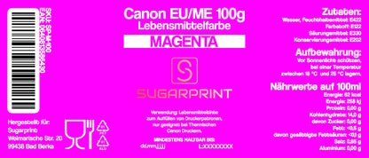 MAGENTA Lebensmitteltinte 100ml – Bild 3
