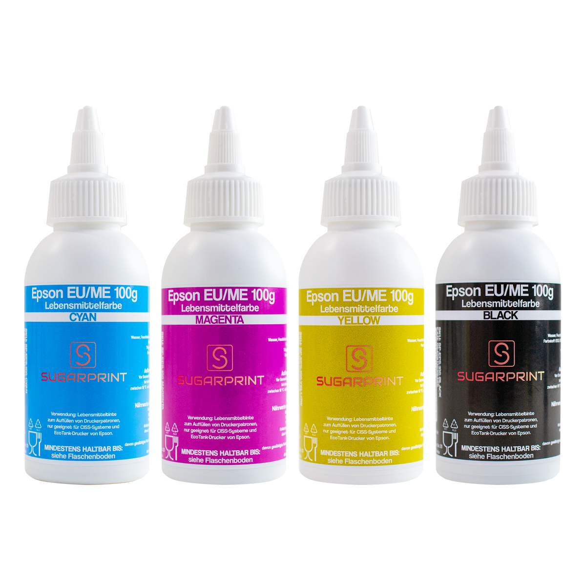 Epson CYMK Lebensmitteltinte 100ml Set – Bild 1