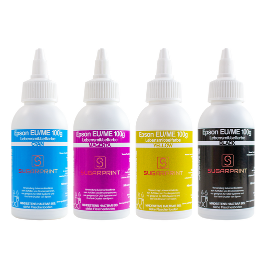 Epson CYMK Lebensmitteltinte 100ml Set – Bild 1
