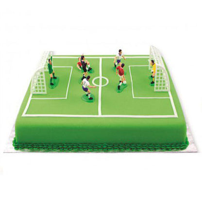 Tortendekoration Fußballspieler mit Toren – Bild 1