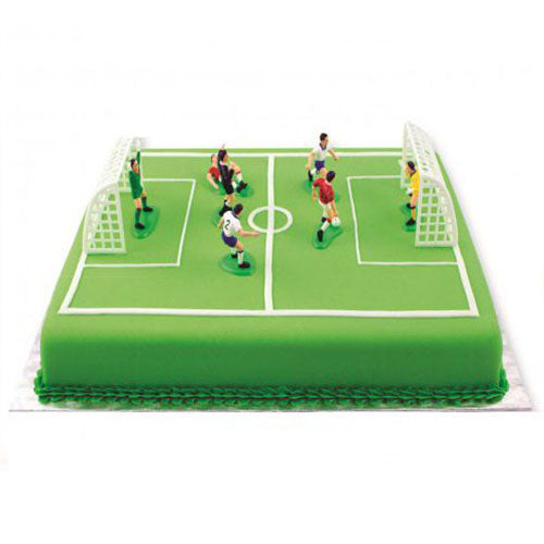 Tortendekoration Fußballspieler mit Toren – Bild 1