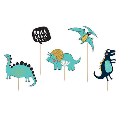 PartyDeco CakeTopper Set - Dinosaurier – Bild 1