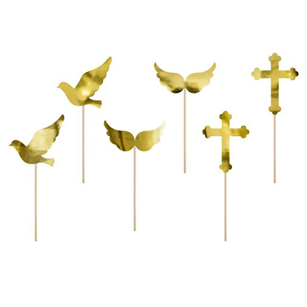 PartyDeco CupcakeTopper Set Kommunion – Bild 2