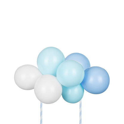 PartyDeco Ballon-Cake Topper Kit - Blau – Bild 1