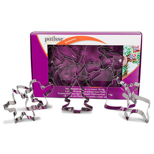 Patisse Keksausstecher Weihnachts-Set 18-teilig