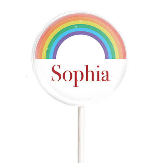 MotivLolli Regenbogen mit Namen