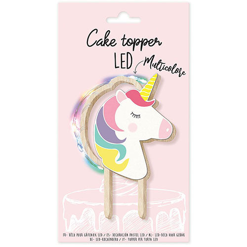 Cake Topper LED Einhorn