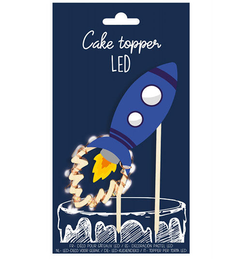 Cake Topper LED Rakete – Bild 1
