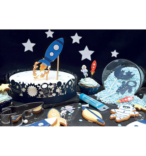 Cake Topper LED Rakete – Bild 3