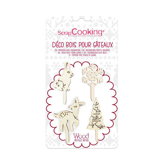Cake Topper - Holz - Wald Set – Bild 1
