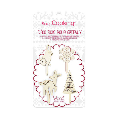 Cake Topper - Holz - Wald Set – Bild 1