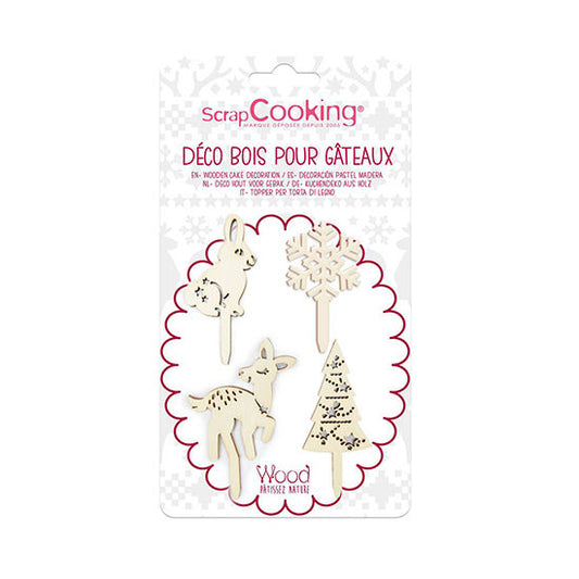 Cake Topper - Holz - Wald Set – Bild 1