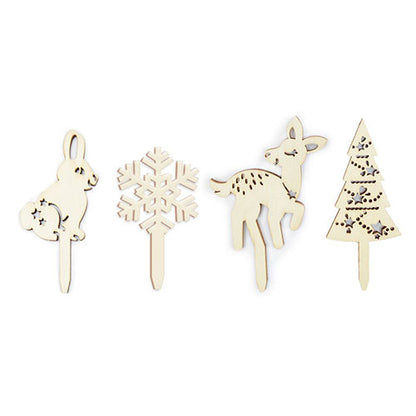 Cake Topper - Holz - Wald Set – Bild 2