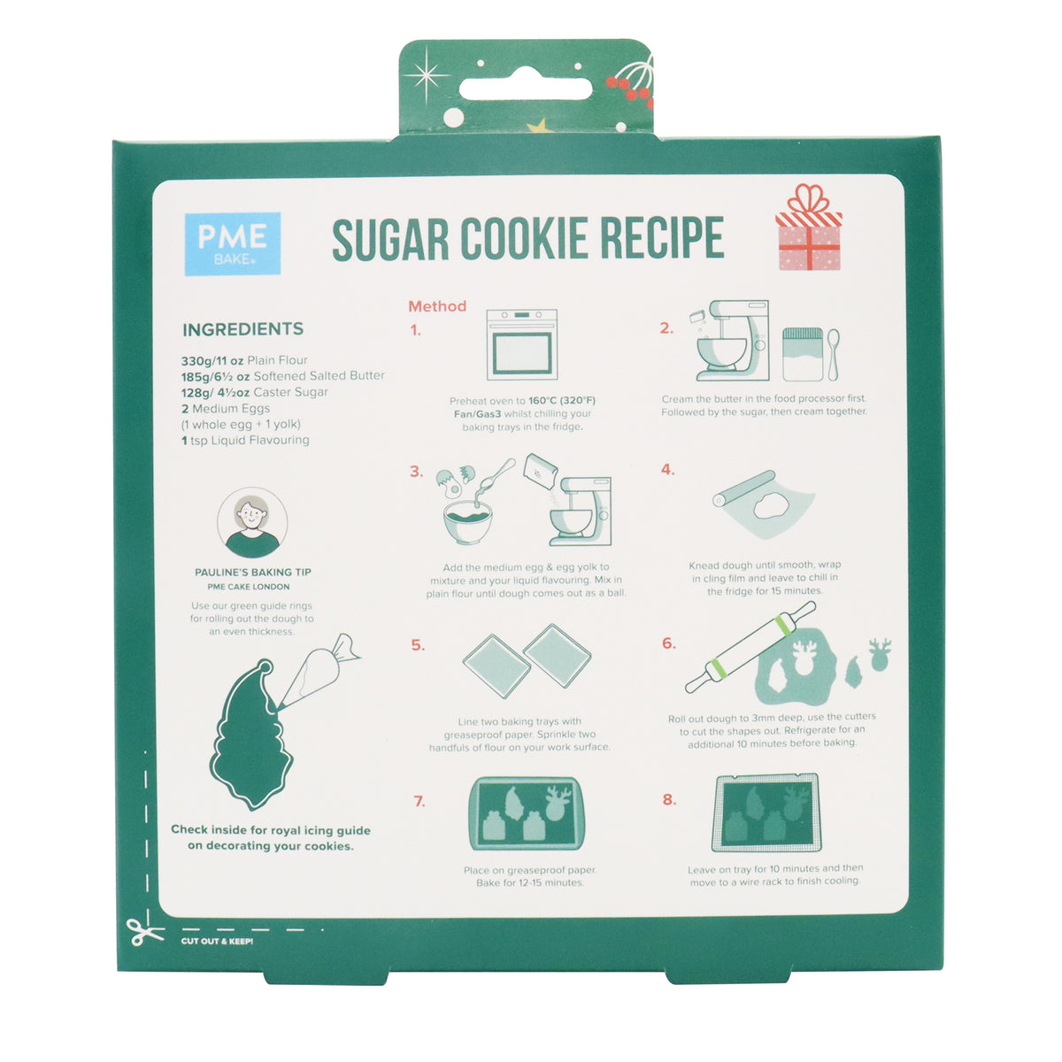 Cookie Cutter Ausstecher Set - Santa 3tlg – Bild 3