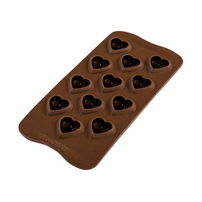 Silikomart 3D Schokoladenform My Love Herzpralinen – Bild 1