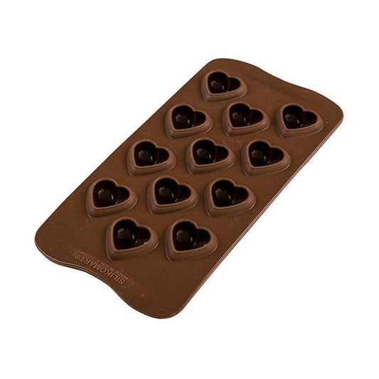 Silikomart 3D Schokoladenform My Love Herzpralinen – Bild 1