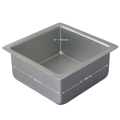 PME Extra tiefe quadratische Kuchenform 15 x 15 x 10cm – Bild 2