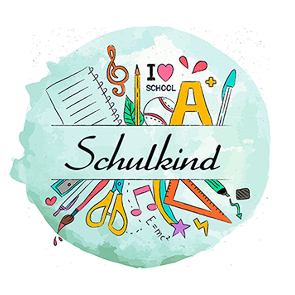 Moiv Oblate Schulkind türkis