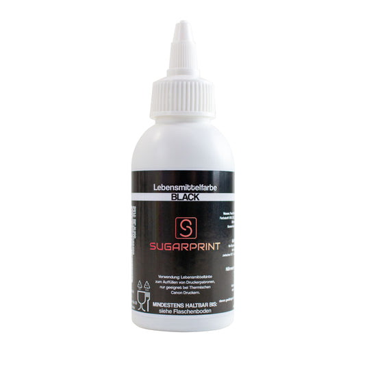 BLACK Lebensmitteltinte 100ml – Bild 1